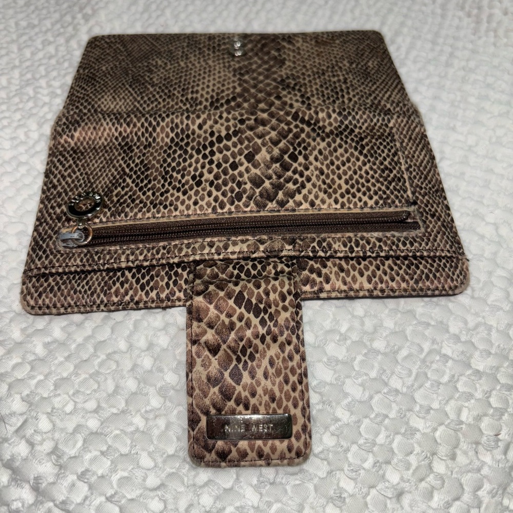 Nine West Snake Print Wallet